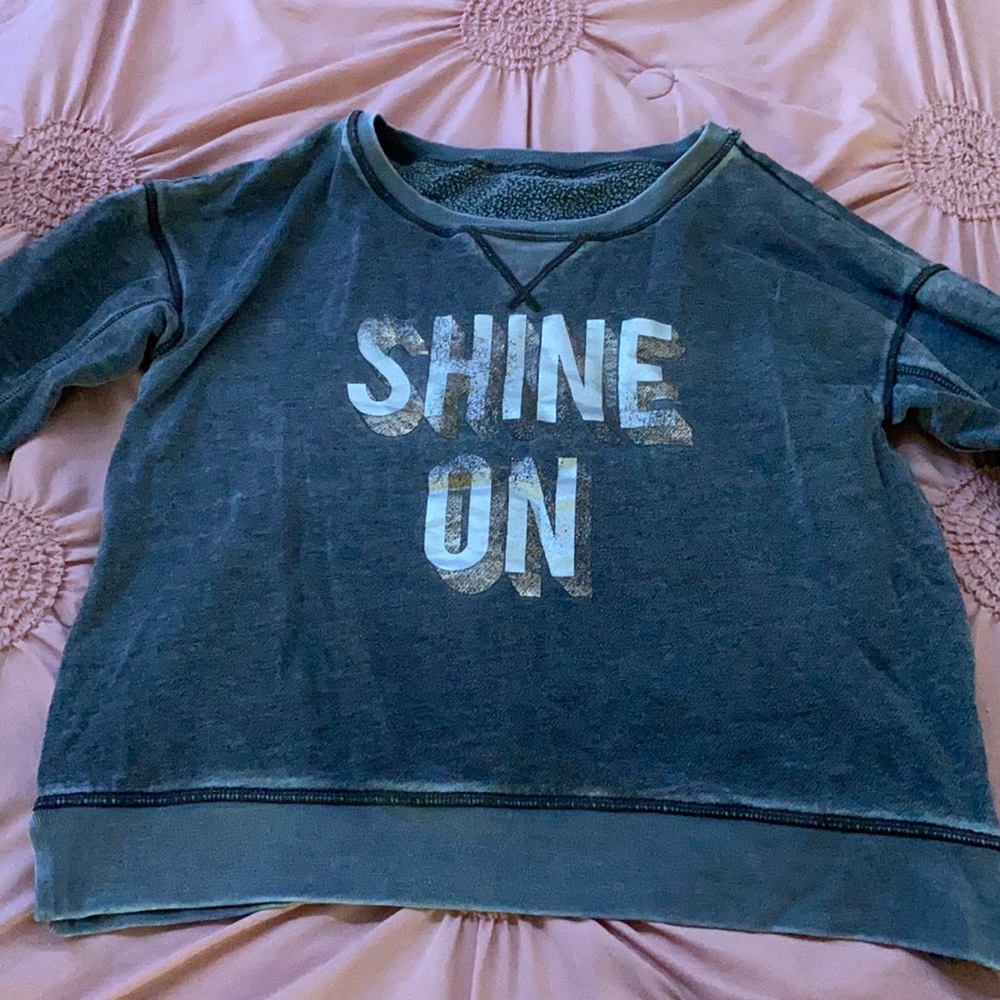 Distressed Off The Shoulder Sweater